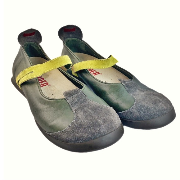 Camper Leather Ballerina Flats